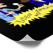 Biden en Kamala-Harris parodie Poster (Hoek)