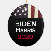 BIDEN HARRIS 2020 Amerikaanse vlag Keramisch Ornament (Links)