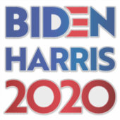 Biden Harris 2020 Anti-Trump Anti-Rasisme Bumper Sticker (Voorkant)