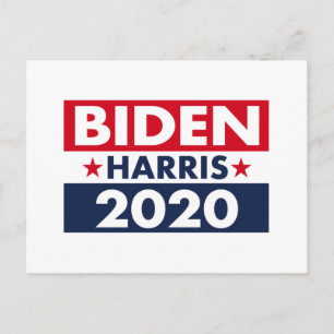 BIDEN HARRIS 2020 BRIEFKAART