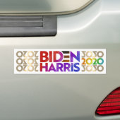 Biden Harris 2020 bumper sticker (En voiture)