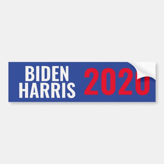 Biden Harris 2020 Bumpersticker (Voorkant)