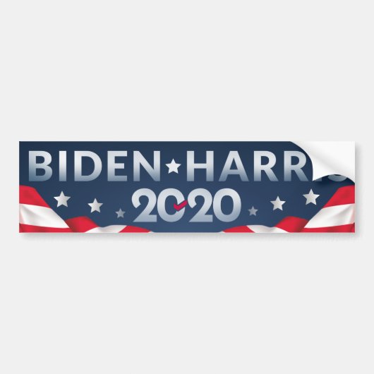 Biden/Harris 2020 Bumpersticker (Voorkant)