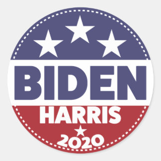 Biden Harris 2020 Button Stijl Ronde Sticker