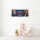 Biden Harris 2020 Campaign Patriottic Photo Banner (Insitu)