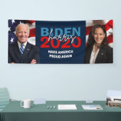Biden Harris 2020 Campaign Patriottic Photo Banner (Beurs)
