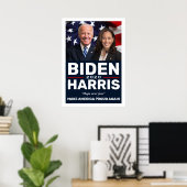 Biden Harris 2020 Collectible Keepomwille Foto Poster (Thuiskantoor)