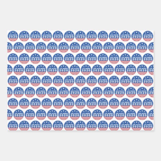 Biden/Harris 2020 Dag Don Pattern Inpakpapier Vel (Voorkant 2)