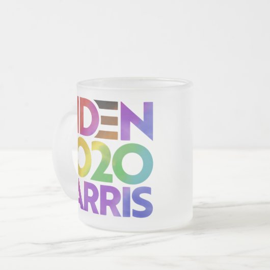 Biden Harris 2020 Frosted Mug (Devant gauche)