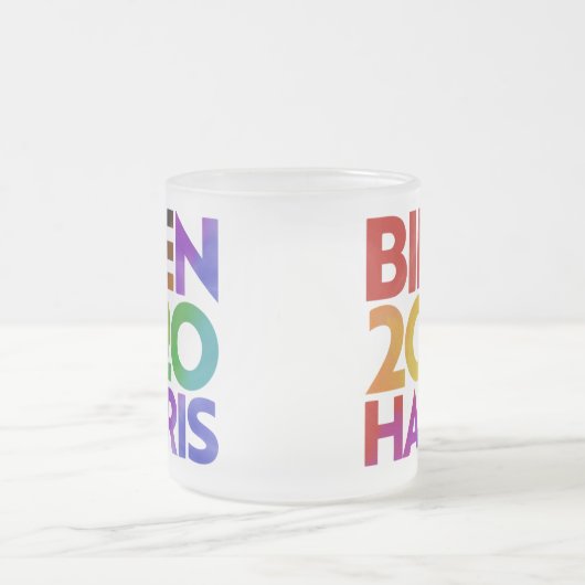 Biden Harris 2020 Frosted Mug (Centre)