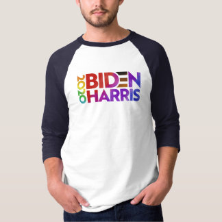 Biden Harris 2020 honkbal t-shirt