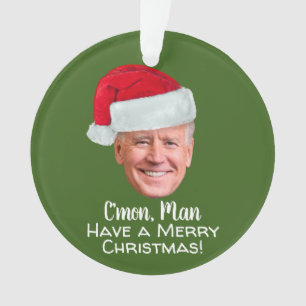Biden Harris 2020 - Joe Santa Hat - C'mon Man