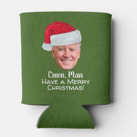 Biden Harris 2020 - Joe Santa Hat - C'mon Man Blikjeskoeler (Achterkant)