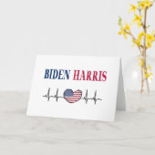 Biden Harris 2020 Kaart (Gele Bloem)
