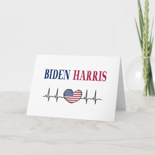 Biden Harris 2020 Kaart (Voorkant)