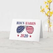 Biden Harris 2020 Kaart (Gele Bloem)