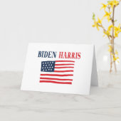 Biden Harris 2020 Kaart (Gele Bloem)