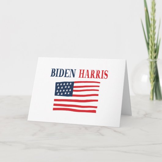 Biden Harris 2020 Kaart (Voorkant)