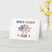 Biden Harris 2020 Kaart (Gele Bloem)