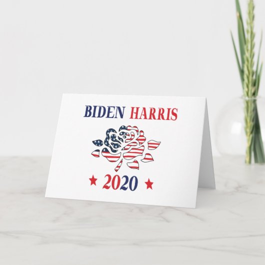 Biden Harris 2020 Kaart (Voorkant)