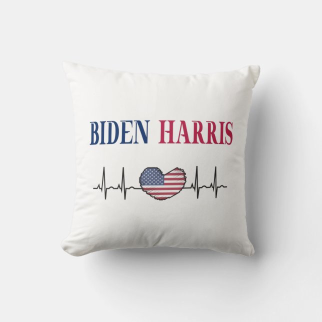 Biden Harris 2020 Kussen (Voorkant)