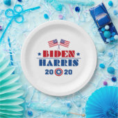 Biden Harris 2020 Papieren Bordje (Feest)