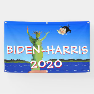 Biden Harris 2020 Presidentiële Stemstorttroep Spandoek
