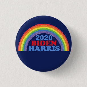 Biden Harris 2020 Rainbow-Button Ronde Button 3,2 Cm