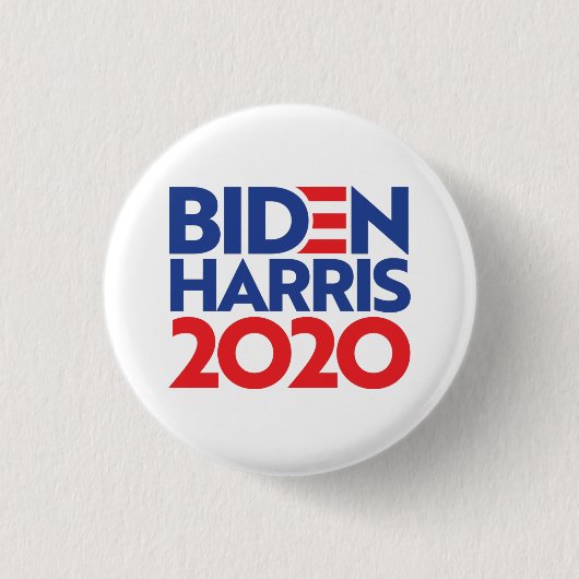 BIDEN HARRIS 2020 RONDE BUTTON 3,2 CM (Voorkant)