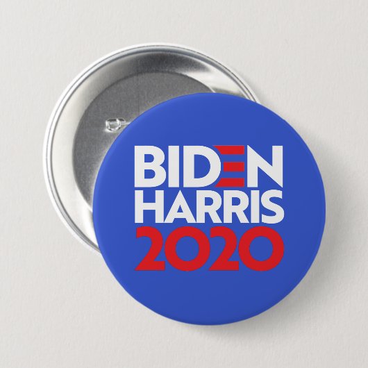 BIDEN HARRIS 2020 RONDE BUTTON 7,6 CM (Voorkant /achterkant)