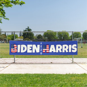 Biden Harris 2020 steun voor de presidentsverkiezi Spandoek