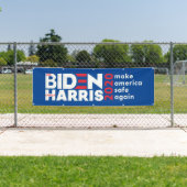 Biden Harris 2020 Verkiezingscampagne voor buitens Spandoek (Insitu)