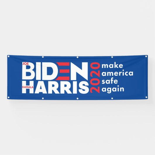 Biden Harris 2020 Verkiezingscampagne voor buitens Spandoek (Horizontaal)