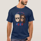 biden harris 2020 verkiezingscoole schaduwen ( T - T-shirt (Voorkant)