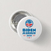 Biden Harris 2020 - Vlagzegel Ronde Button 3,2 Cm (Voorkant /achterkant)