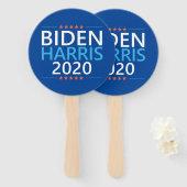 Biden Harris 2020 voor de President US-verkiezinge Handwaaier (Voorkant en achterkant)