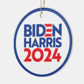 Biden Harris 2024 Keramisch Ornament (Links)