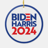 Biden Harris 2024 Keramisch Ornament (Achterkant)