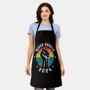Biden Harris 2024 LGBT Regenboog Gay Pride Verkiez Schort