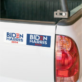 Biden Harris 2024 logo - Halfweg voor 2 Bumpersticker (Op Truck)