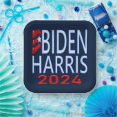Biden Harris 2024 presidentsverkiezingen Papieren Bordje (Feest)