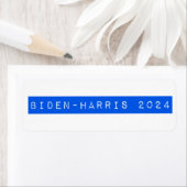Biden-Harris 2024 Retro Étiquette design (En situation)