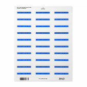 Biden-Harris 2024 Retro Étiquette design (Feuille entière)