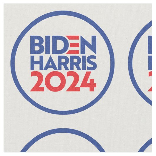 Biden Harris 2024 Stof (Close Up)