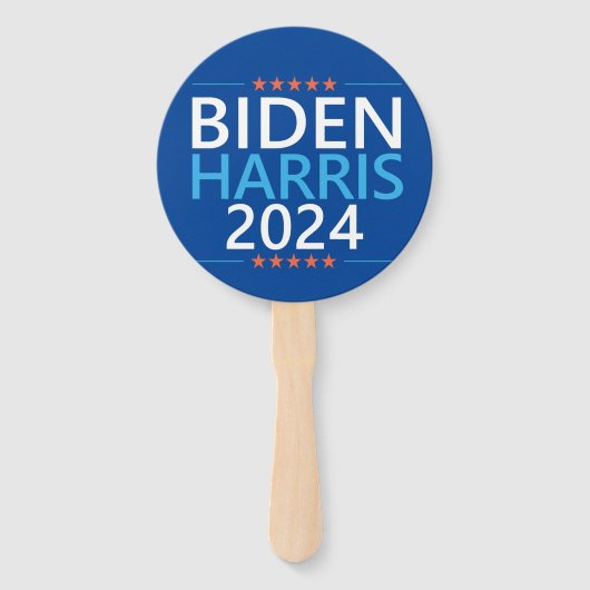 Biden Harris 2024 voor de President US-verkiezinge Handwaaier (Achterkant)