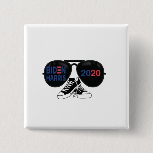 Biden/Harris Cool Campaign Gear Button (Voorkant)