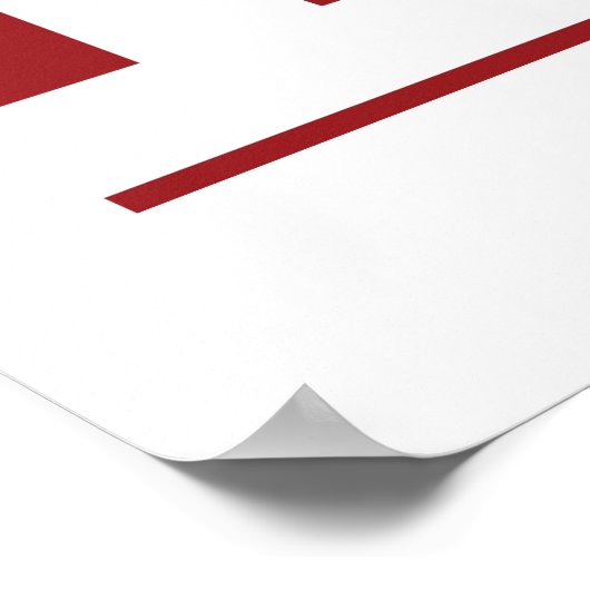 BIDEN/HARRIS Crimson & Blue Thème Poster (Coin)