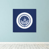 Biden Harris Inaugural Logo Inauguration Day 2021 Canvas Afdruk (Insitu (Houten vloer))