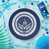 Biden Harris Inaugural Logo Inauguration Day 2021 Papieren Bordje (Feest)