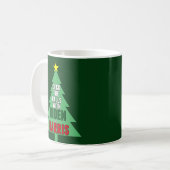 Biden Harris kerstboom Decf the Halls Koffiemok (Voorkant links)